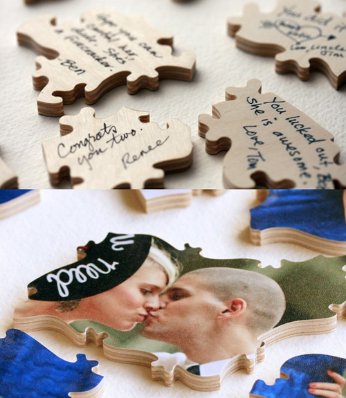 Puzzle  Wedding Guest Book