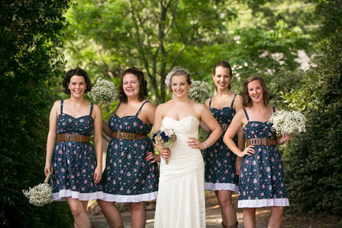 Rustic Bridesmaids Dresses