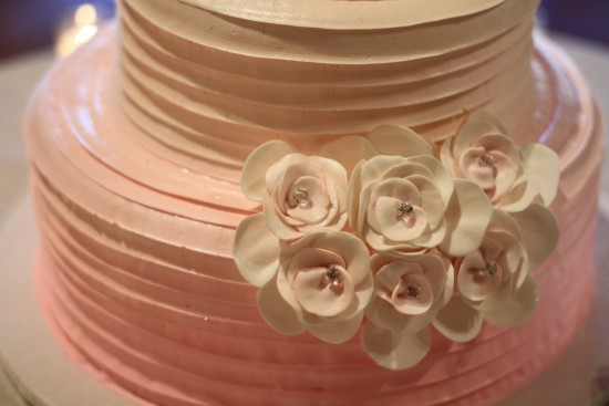 Wedding cake - Pink and white