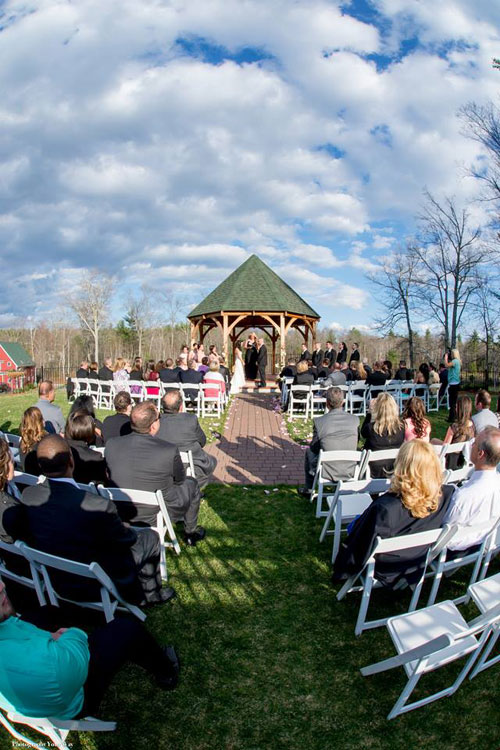 Wedding Ceremony at Vineyard Wedding