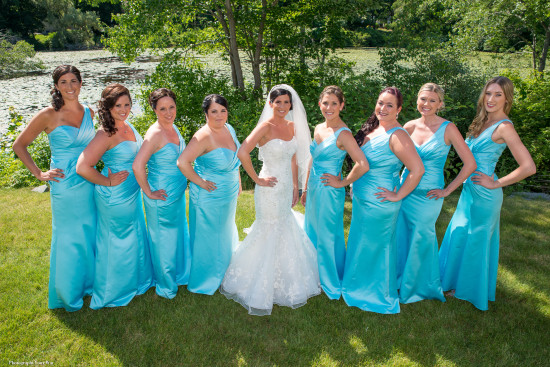 Tiffany Blue Bridesmaids Dresses