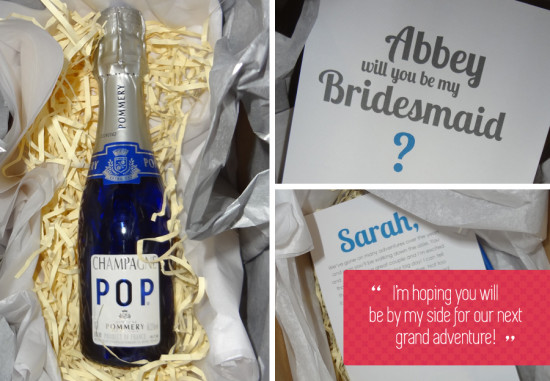Will You Be My Bridesmaid Champagne
