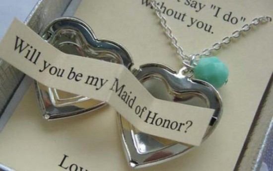 Will you be my maid of honor locket