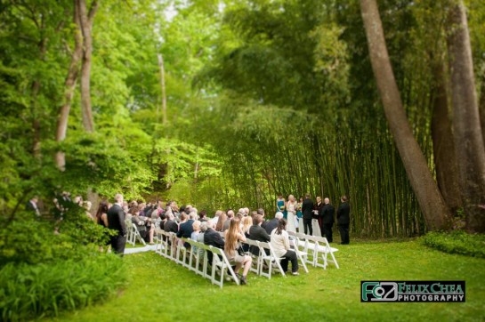 outdoor pennsylvania wedding ceremony