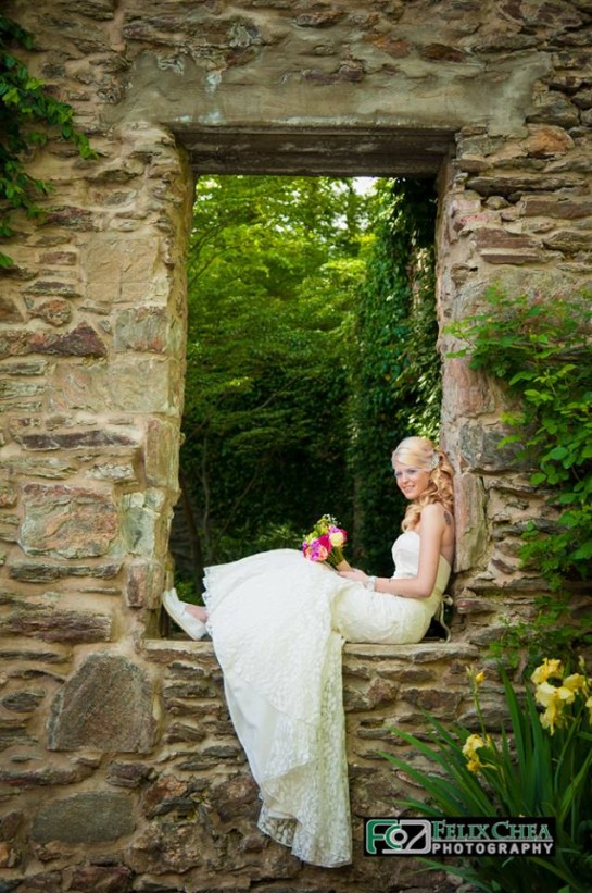 Bride Pose at Old Mill PA